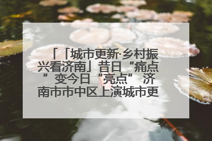 「城市更新·乡村振兴看济南」昔日“痛点”变今日“亮点” 济南市市中区上演城市更新“三部曲”