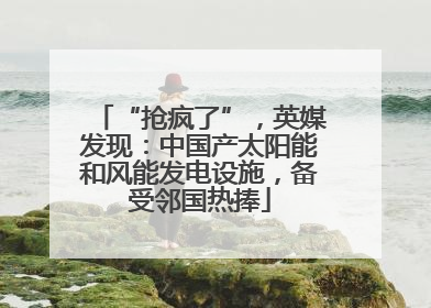 “抢疯了”，英媒发现：中国产太阳能和风能发电设施，备受邻国热捧