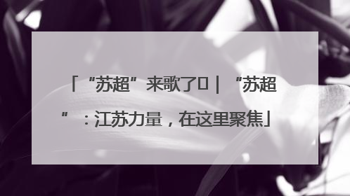 “苏超”来歌了⑪｜“苏超”：江苏力量，在这里聚焦