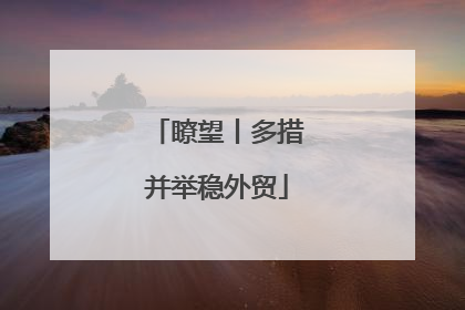 瞭望丨多措并举稳外贸