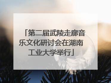 第二届武陵走廊音乐文化研讨会在湖南工业大学举行