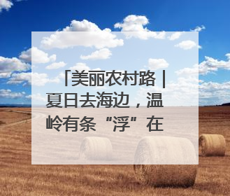 美丽农村路｜夏日去海边，温岭有条“浮”在海上的公路你去过吗？