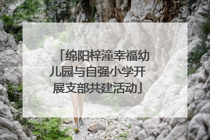 绵阳梓潼幸福幼儿园与自强小学开展支部共建活动