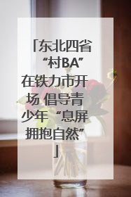 东北四省“村BA”在铁力市开场 倡导青少年“息屏拥抱自然”