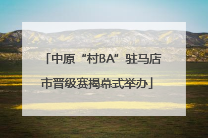中原“村BA”驻马店市晋级赛揭幕式举办