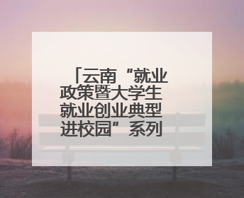 云南“就业政策暨大学生就业创业典型进校园”系列活动举行