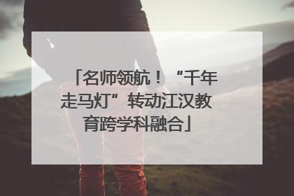 名师领航！“千年走马灯”转动江汉教育跨学科融合