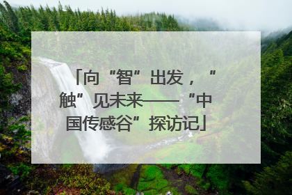 向“智”出发，“触”见未来——“中国传感谷”探访记