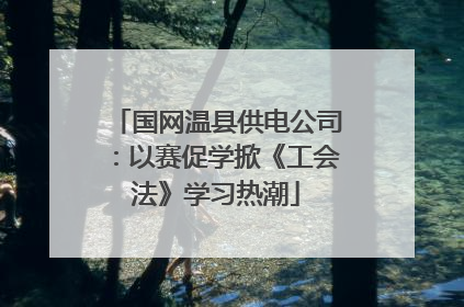 国网温县供电公司：以赛促学掀《工会法》学习热潮