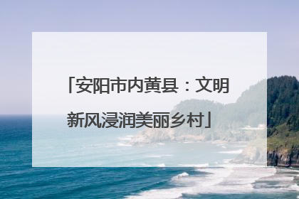 安阳市内黄县：文明新风浸润美丽乡村