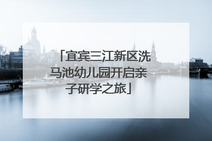 宜宾三江新区洗马池幼儿园开启亲子研学之旅
