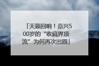 天籁回响！嘉兴500岁的“收藏界顶流”为何再次出圈