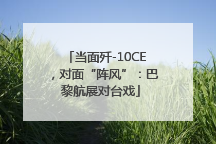 当面歼-10CE，对面“阵风”：巴黎航展对台戏