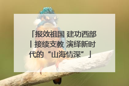 报效祖国 建功西部丨接续支教 演绎新时代的“山海情深”