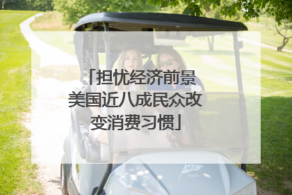 担忧经济前景 美国近八成民众改变消费习惯