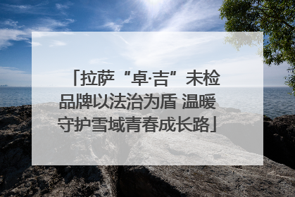 拉萨“卓·吉”未检品牌以法治为盾 温暖守护雪域青春成长路