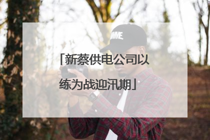 新蔡供电公司以练为战迎汛期