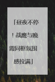 昼夜不停！战鹰与晚霞同框氛围感拉满