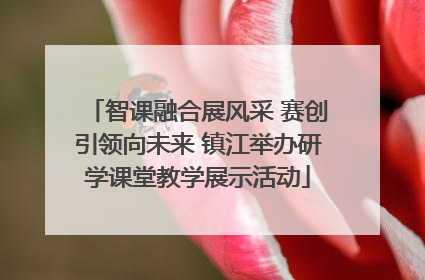 智课融合展风采 赛创引领向未来 镇江举办研学课堂教学展示活动