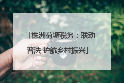 株洲荷塘税务：联动普法 护航乡村振兴