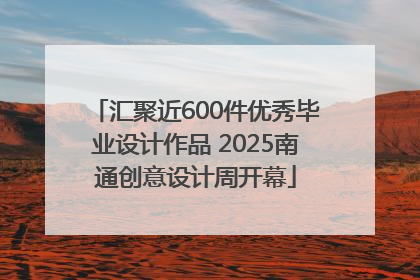 汇聚近600件优秀毕业设计作品 2025南通创意设计周开幕