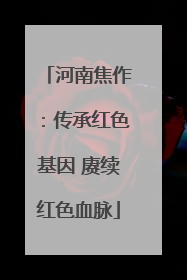 河南焦作：传承红色基因 赓续红色血脉