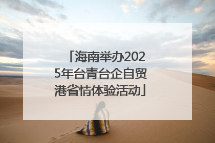 海南举办2025年台青台企自贸港省情体验活动