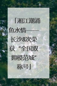 湘江潮涌鱼水情——长沙8次荣获“全国双拥模范城”称号