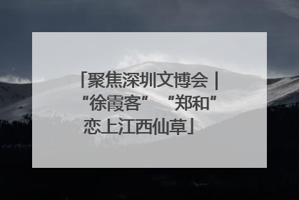 聚焦深圳文博会｜“徐霞客”“郑和”恋上江西仙草