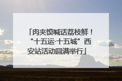 肉夹馍喊话荔枝鲜！“十五运·十五城”西安站活动圆满举行