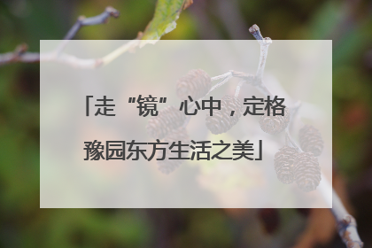 走“镜”心中，定格豫园东方生活之美