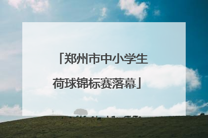 郑州市中小学生荷球锦标赛落幕