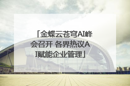 金蝶云苍穹AI峰会召开 各界热议AI赋能企业管理