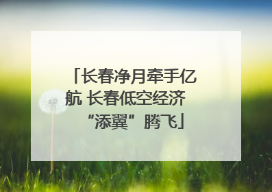 长春净月牵手亿航 长春低空经济“添翼”腾飞