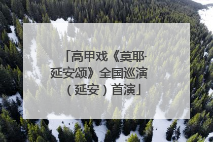 高甲戏《莫耶·延安颂》全国巡演（延安）首演