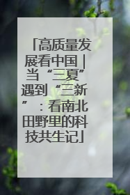高质量发展看中国｜当“三夏”遇到“三新”：看南北田野里的科技共生记