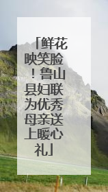 鲜花映笑脸！鲁山县妇联为优秀母亲送上暖心礼