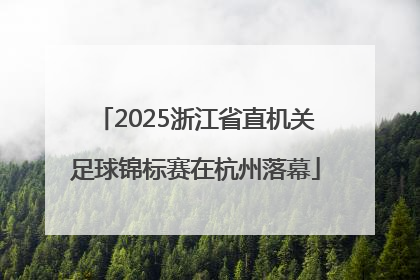 2025浙江省直机关足球锦标赛在杭州落幕